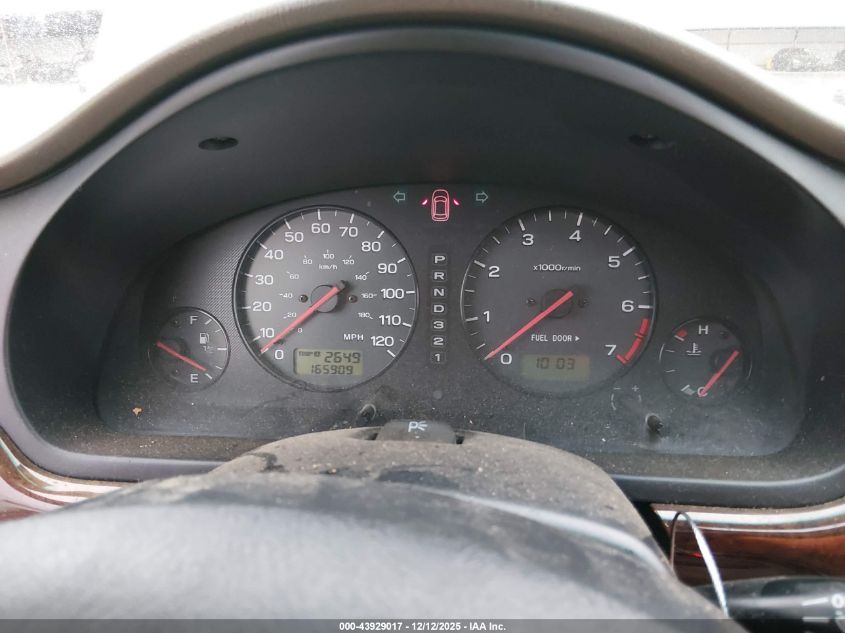 2001 Subaru Outback Limited VIN: 4S3BH686617657312 Lot: 43929017