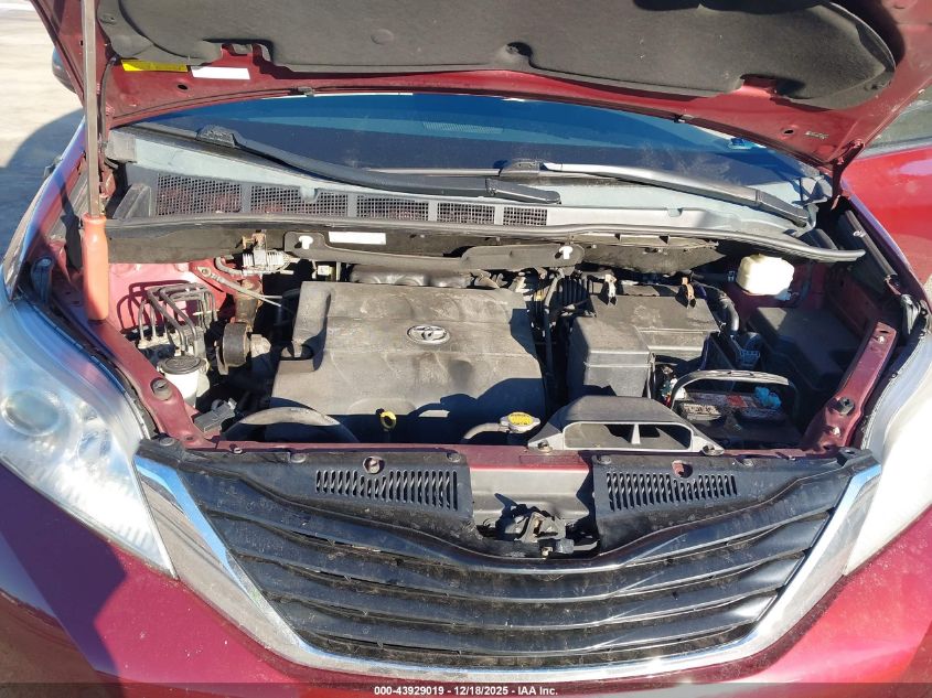 2014 Toyota Sienna Le 7 Passenger VIN: 5TDJK3DCXES083624 Lot: 43929019