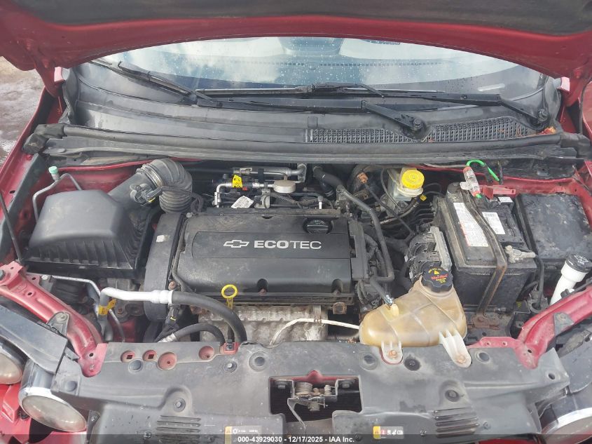 2012 Chevrolet Sonic 2Lz VIN: 1G1JE5SH6C4225907 Lot: 43929030