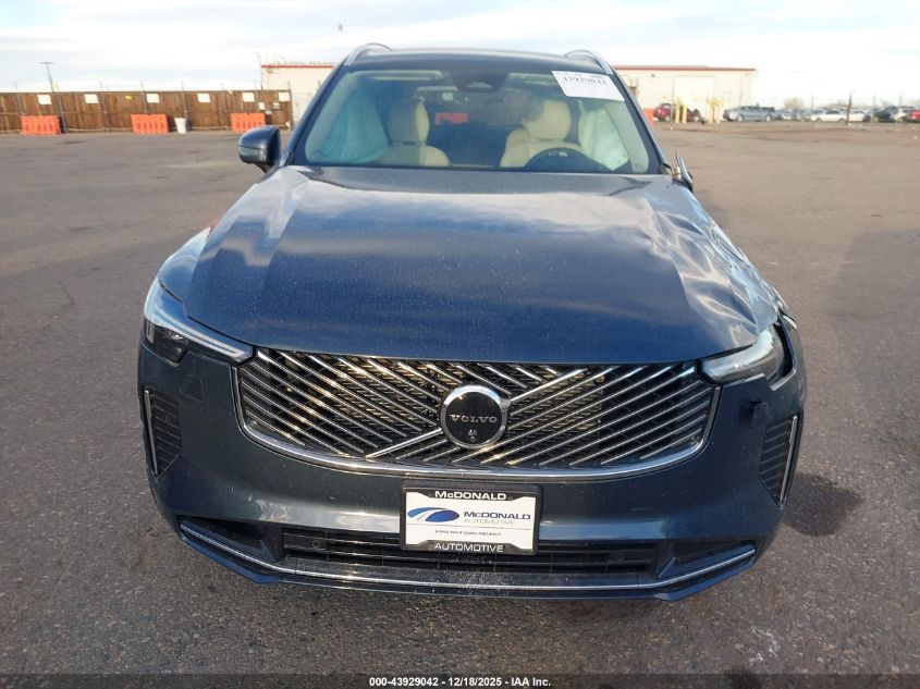 2026 Volvo Xc90 Plug-In Hybrid T8 Ultra 7-Seater VIN: YV4H60PF9T1431489 Lot: 43929042