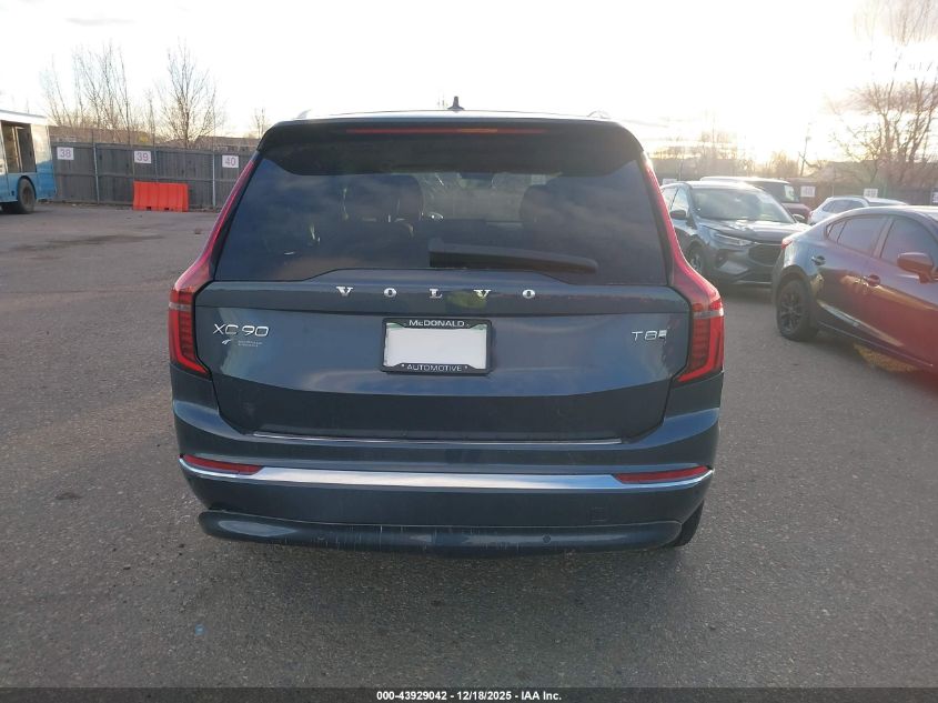 2026 Volvo Xc90 Plug-In Hybrid T8 Ultra 7-Seater VIN: YV4H60PF9T1431489 Lot: 43929042