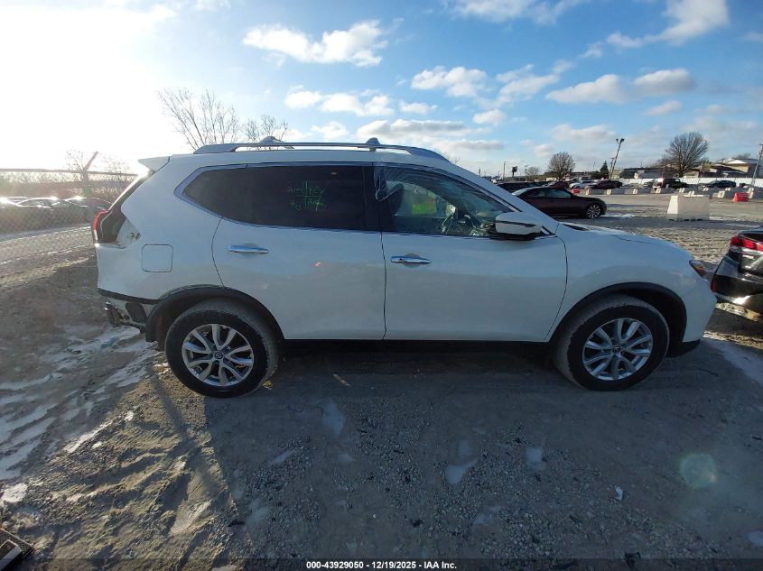 2017 Nissan Rogue Sv VIN: JN8AT2MV4HW268639 Lot: 43929050
