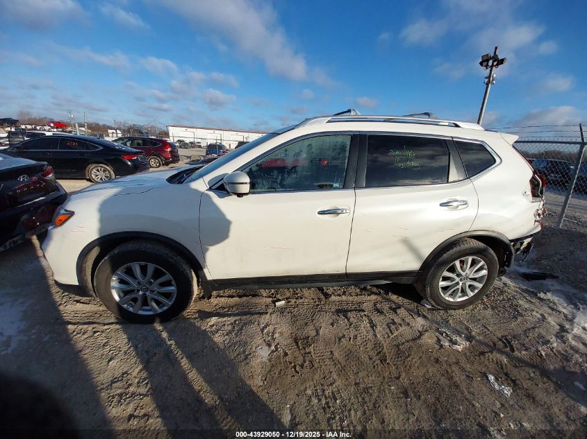 2017 Nissan Rogue Sv VIN: JN8AT2MV4HW268639 Lot: 43929050