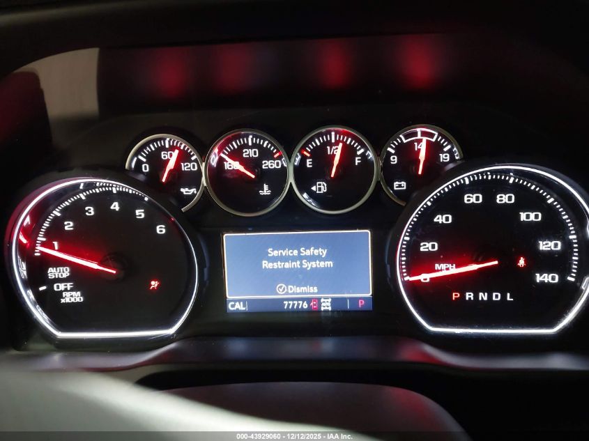 2021 Chevrolet Silverado 1500 4Wd Short Bed Lt VIN: 3GCUYDED2MG377315 Lot: 43929060