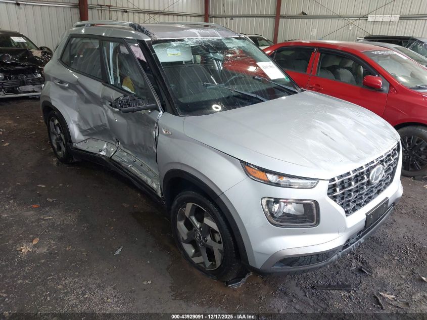 2021 Hyundai Venue Sel VIN: KMHRC8A37MU108616 Lot: 43929091