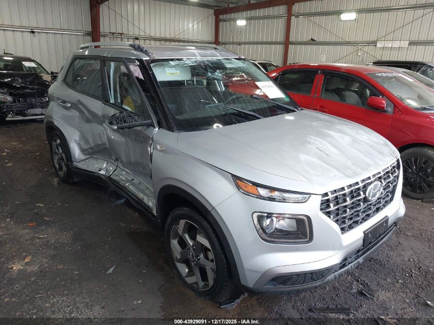 2021 Hyundai Venue Sel VIN: KMHRC8A37MU108616 Lot: 43929091