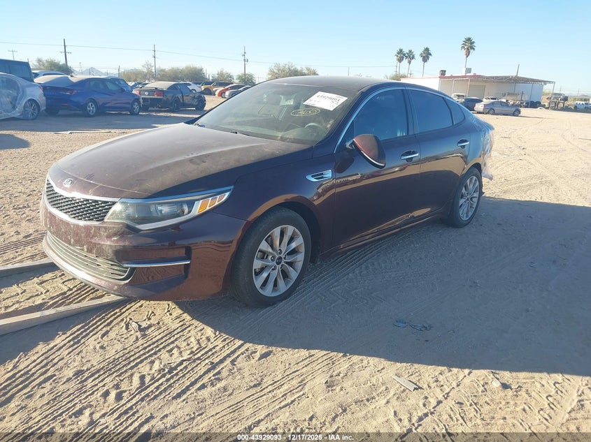 Vin: 5xxgt4l33jg255194, lot: 44424720, kia optima lx 20182