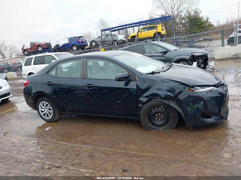 2018 Toyota Corolla Le VIN: 2T1BURHE2JC982820 Lot: 43929096
