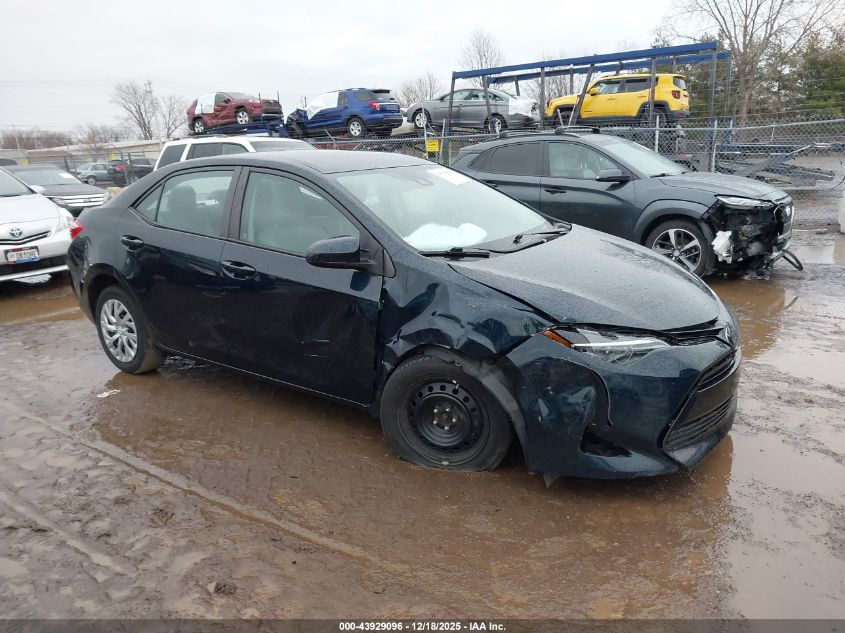 2018 Toyota Corolla Le VIN: 2T1BURHE2JC982820 Lot: 43929096