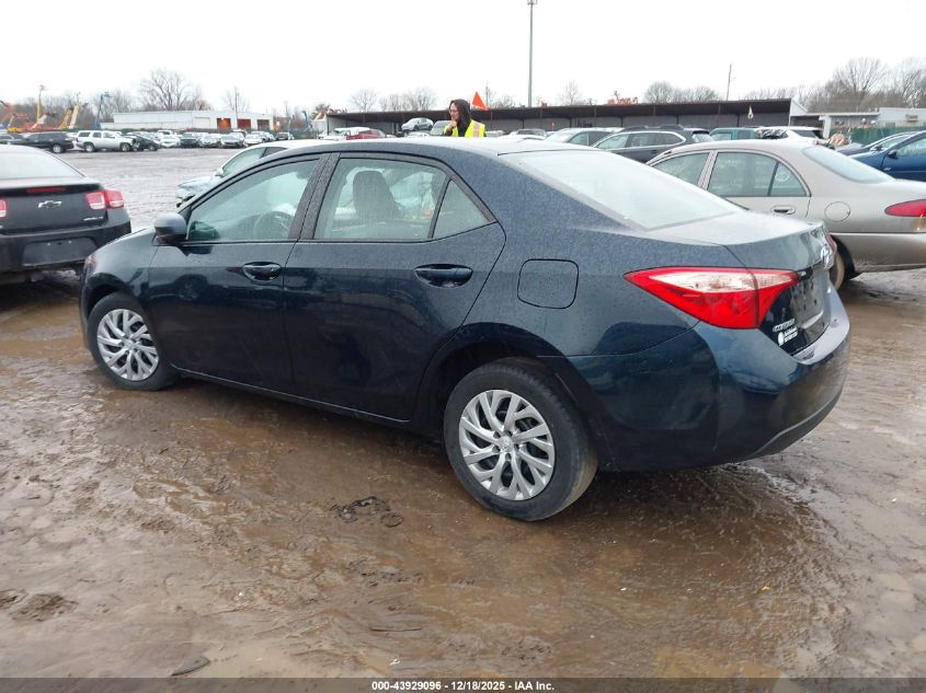 2018 Toyota Corolla Le VIN: 2T1BURHE2JC982820 Lot: 43929096