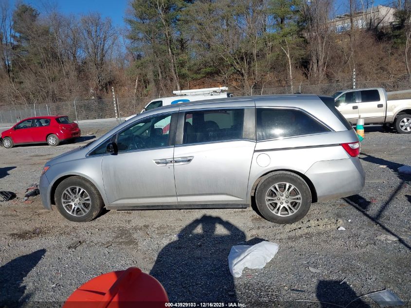 2012 Honda Odyssey Ex-L VIN: 5FNRL5H60CB039777 Lot: 43929103