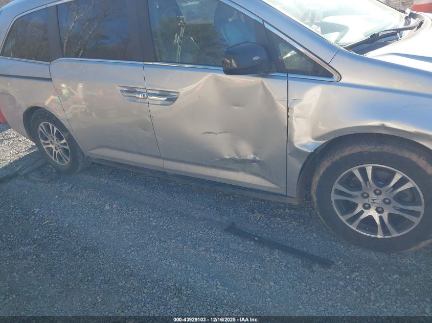 2012 Honda Odyssey Ex-L VIN: 5FNRL5H60CB039777 Lot: 43929103