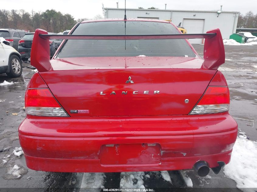 2003 Mitsubishi Lancer Oz Rally VIN: JA3AJ86E43U012571 Lot: 43929131