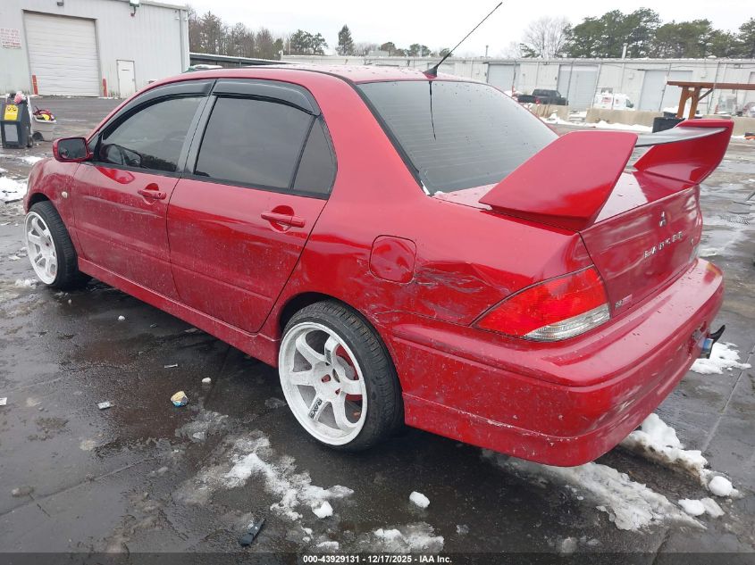 2003 Mitsubishi Lancer Oz Rally VIN: JA3AJ86E43U012571 Lot: 43929131