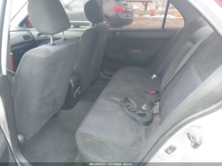 2003 Mitsubishi Lancer Oz Rally VIN: JA3AJ86E43U012571 Lot: 43929131