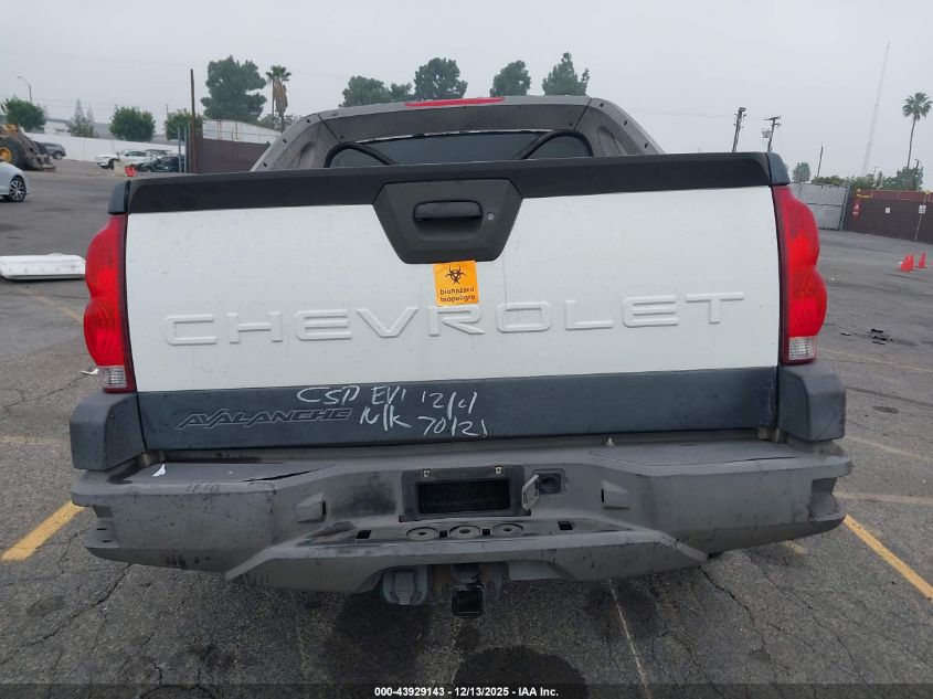 2003 Chevrolet Avalanche 1500 VIN: 3GNEC13T73G178732 Lot: 43929143