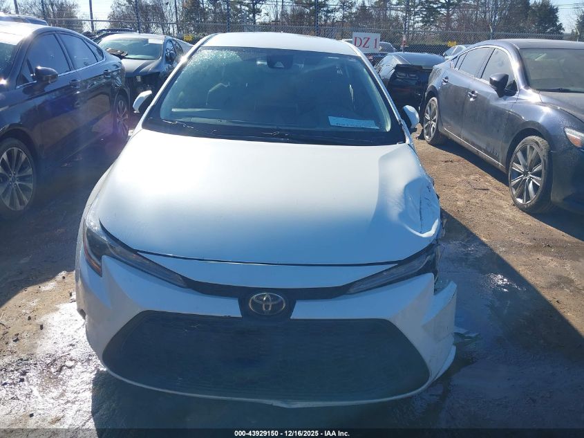 2021 Toyota Corolla Le VIN: JTDEPMAE1MJ136754 Lot: 43929150