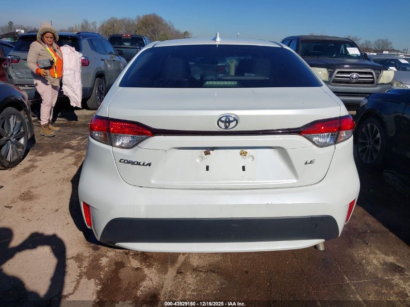 2021 Toyota Corolla Le VIN: JTDEPMAE1MJ136754 Lot: 43929150