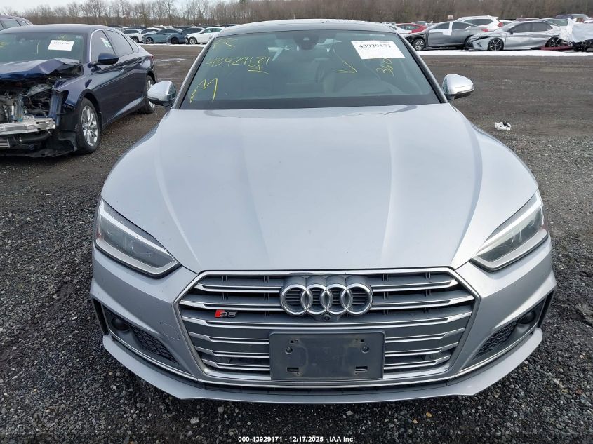 2018 Audi S5 3.0T Premium Plus VIN: WAUC4CF51JA085056 Lot: 43929171
