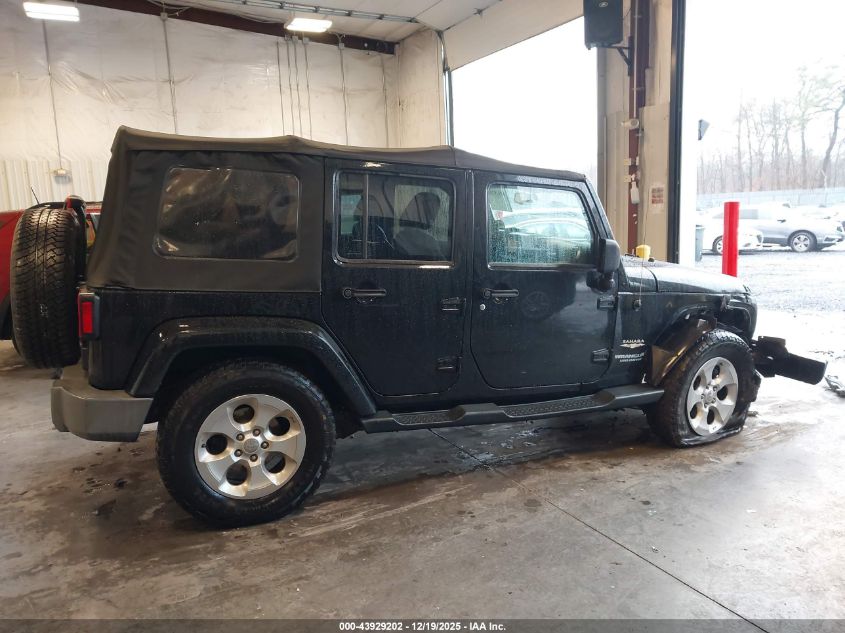 2014 Jeep Wrangler Unlimited Sahara VIN: 1C4HJWEG9EL186832 Lot: 43929202