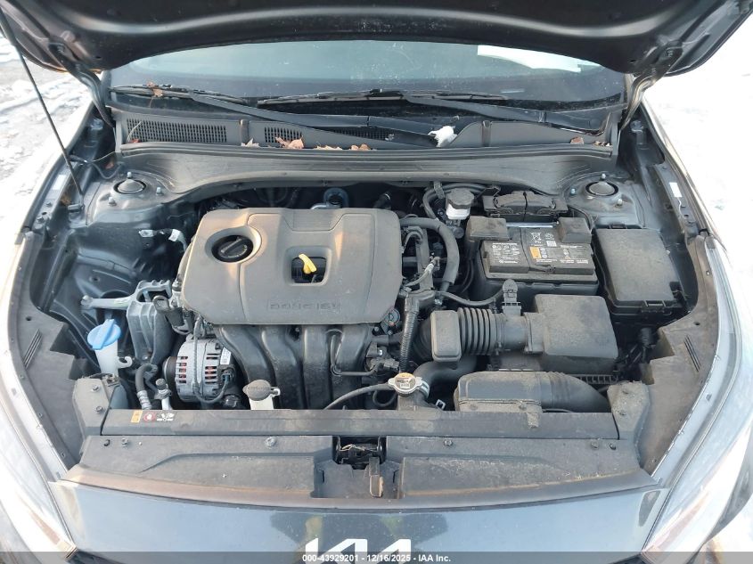 2022 Kia Forte Lxs VIN: 3KPF24AD9NE424322 Lot: 43929201