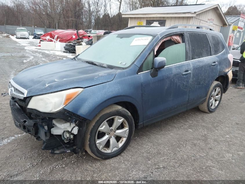 2014 Subaru Forester 2.5I Limited VIN: JF2SJAHC1EH445772 Lot: 43929205