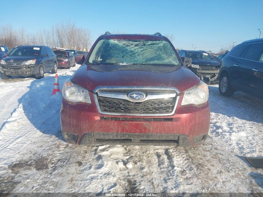 2016 Subaru Forester 2.5I Premium VIN: JF2SJADC6GH487346 Lot: 43929208