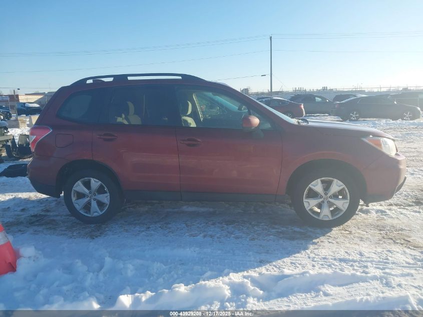 2016 Subaru Forester 2.5I Premium VIN: JF2SJADC6GH487346 Lot: 43929208