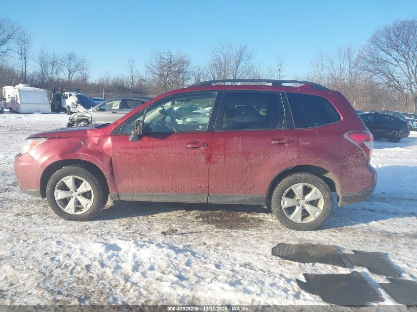 2016 Subaru Forester 2.5I Premium VIN: JF2SJADC6GH487346 Lot: 43929208