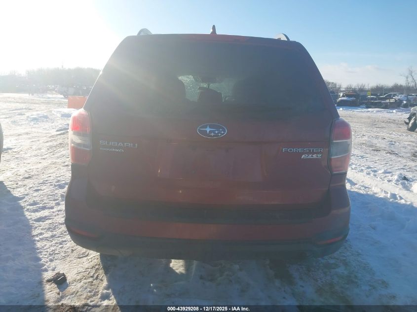 2016 Subaru Forester 2.5I Premium VIN: JF2SJADC6GH487346 Lot: 43929208