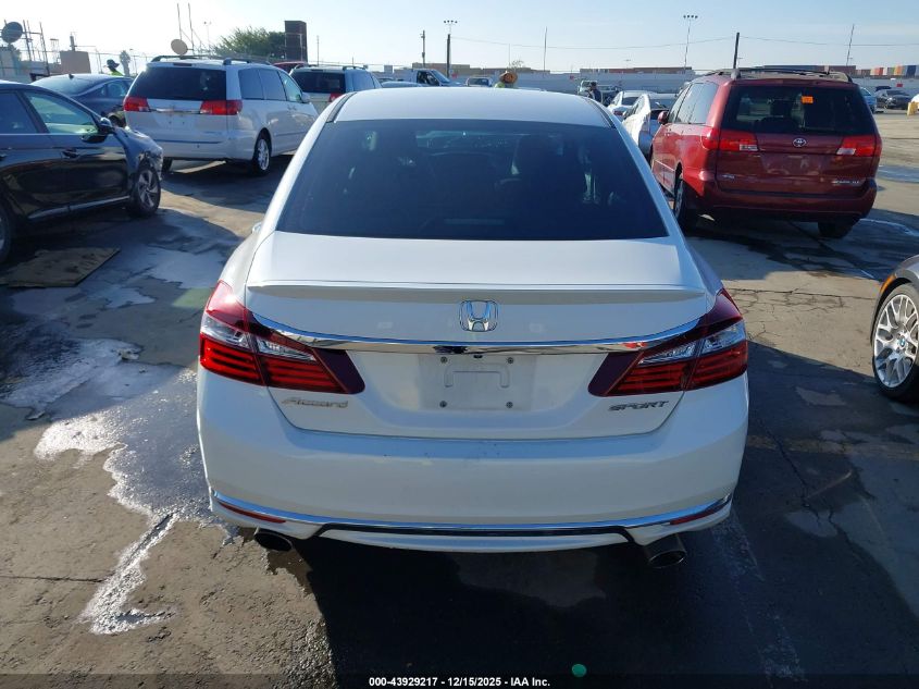 2016 Honda Accord Sport VIN: 1HGCR2F50GA117715 Lot: 43929217