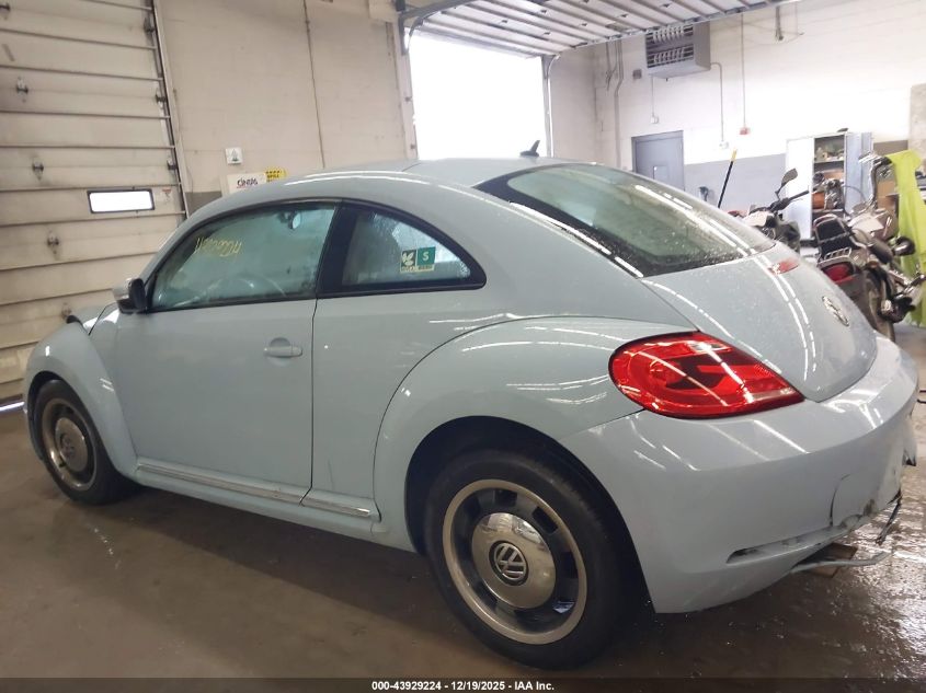 2012 Volkswagen Beetle 2.5L VIN: 3VWJP7AT8CM601933 Lot: 43929224