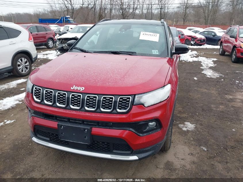 2024 Jeep Compass Limited 4X4 VIN: 3C4NJDCN4RT153627 Lot: 43929232
