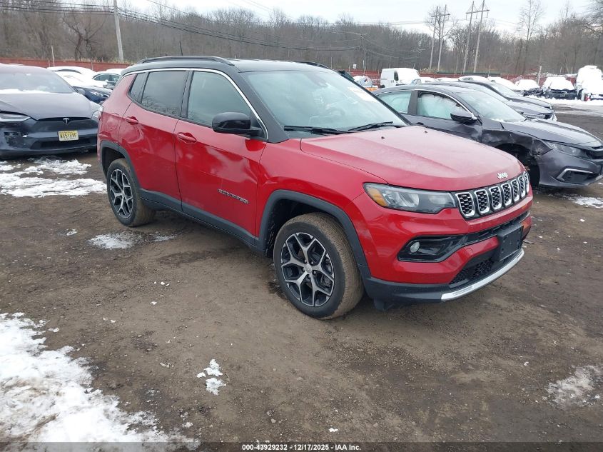 2024 Jeep Compass Limited 4X4 VIN: 3C4NJDCN4RT153627 Lot: 43929232