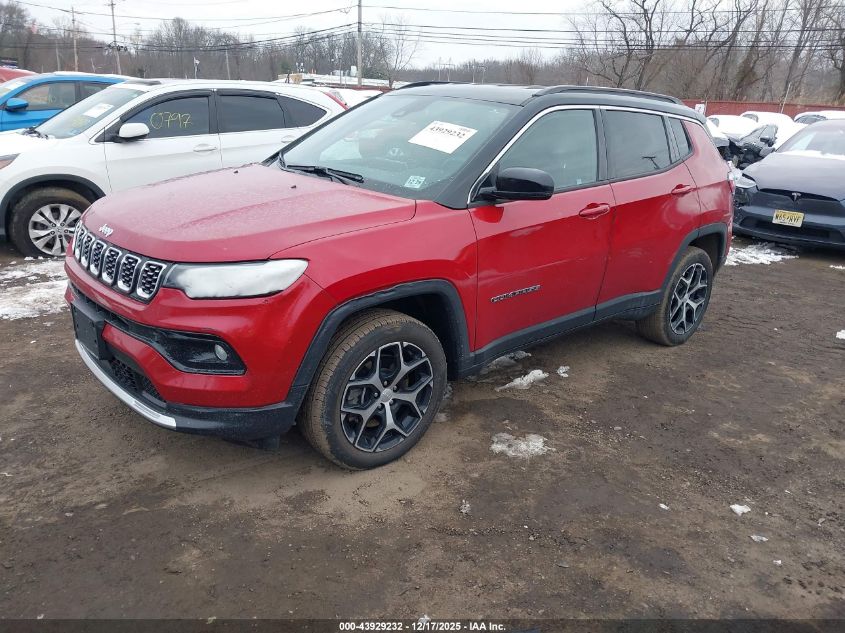 2024 Jeep Compass Limited 4X4 VIN: 3C4NJDCN4RT153627 Lot: 43929232