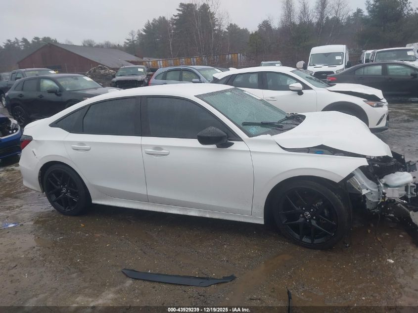 2025 Honda Civic Sport VIN: 2HGFE2F54SH500978 Lot: 43929239