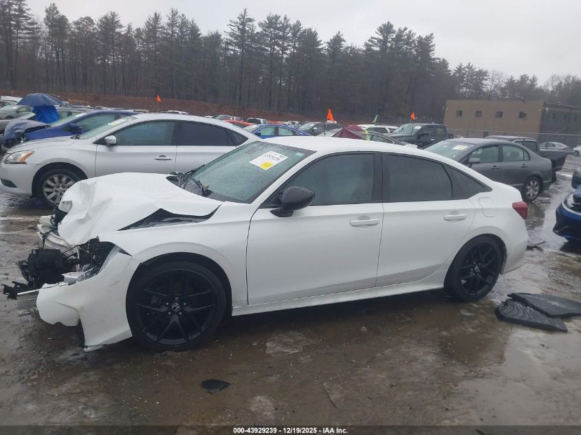 2025 Honda Civic Sport VIN: 2HGFE2F54SH500978 Lot: 43929239