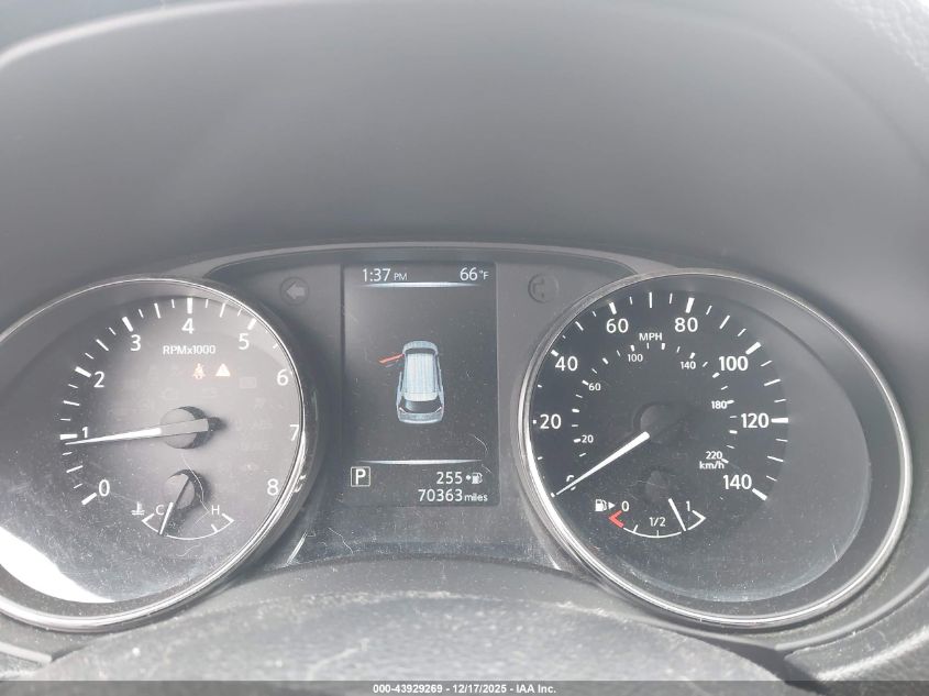 2017 Nissan Rogue Sv VIN: KNMAT2MT8HP564350 Lot: 43929269