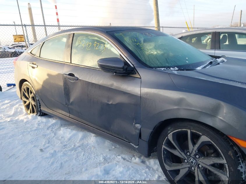 2021 Honda Civic Sport VIN: 2HGFC2F80MH555558 Lot: 43929273