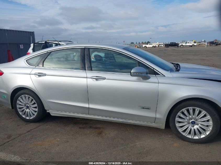 2014 Ford Fusion Energi Se Luxury VIN: 3FA6P0PU2ER337572 Lot: 43929284