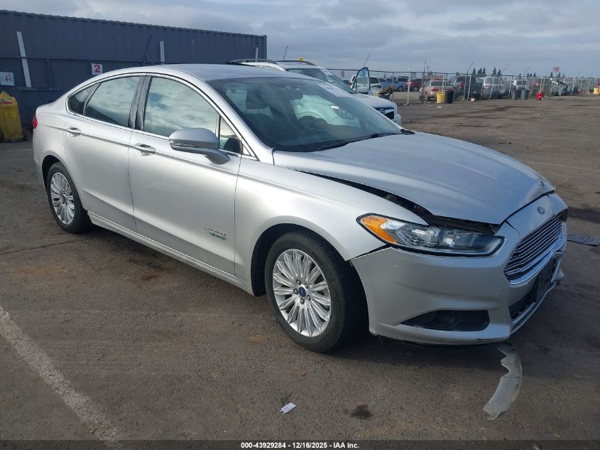 2014 Ford Fusion Energi Se Luxury VIN: 3FA6P0PU2ER337572 Lot: 43929284