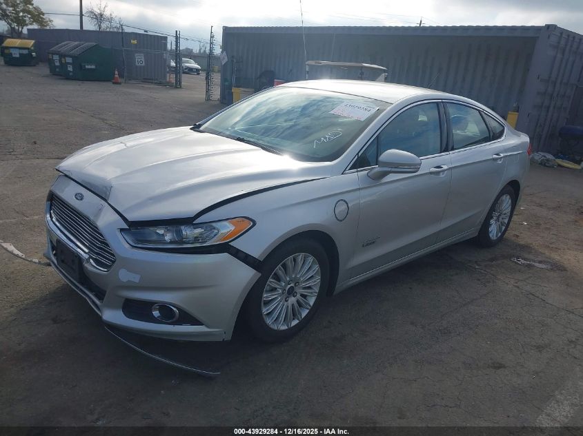 2014 Ford Fusion Energi Se Luxury VIN: 3FA6P0PU2ER337572 Lot: 43929284