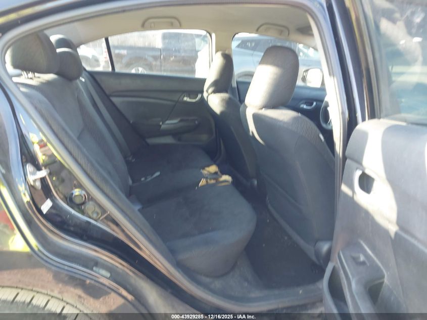 2013 Honda Civic Lx VIN: 19XFB2F58DE062715 Lot: 43929285