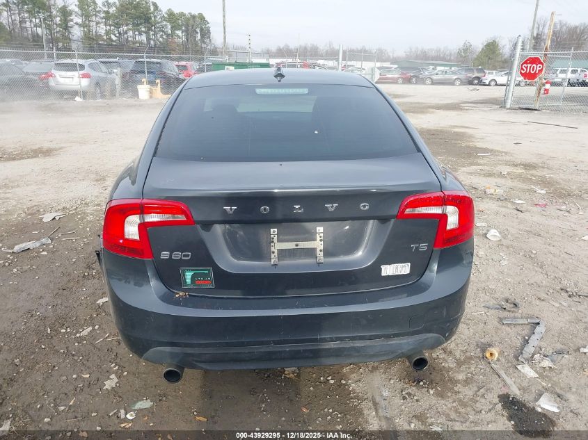 2012 Volvo S60 T5 VIN: YV1622FS3C2099344 Lot: 43929295