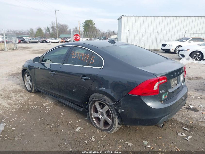 2012 Volvo S60 T5 VIN: YV1622FS3C2099344 Lot: 43929295