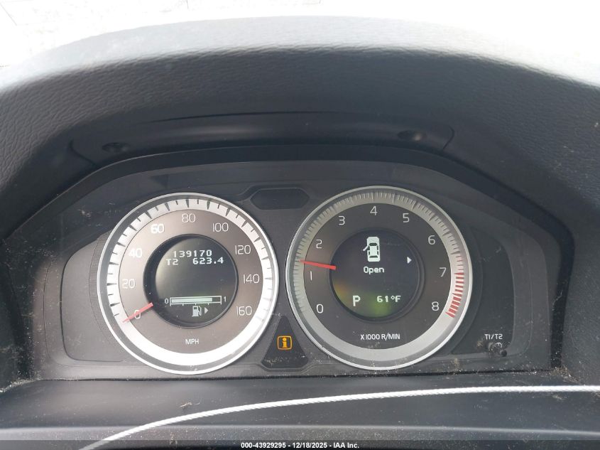 2012 Volvo S60 T5 VIN: YV1622FS3C2099344 Lot: 43929295