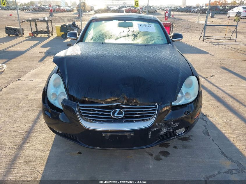 2005 Lexus Sc 430 VIN: JTHFN48Y850065598 Lot: 43929297