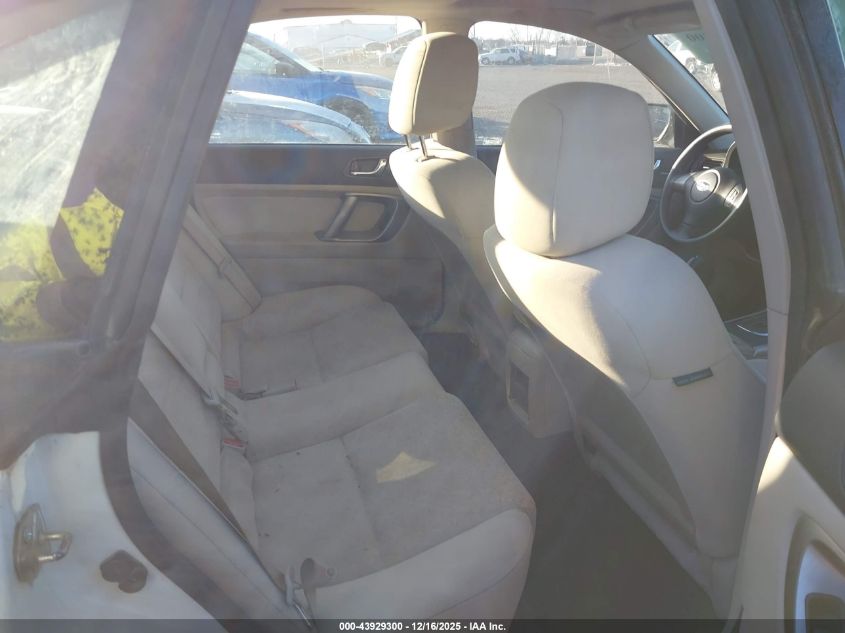 2009 Subaru Legacy 2.5I VIN: 4S3BL616297228205 Lot: 43929300