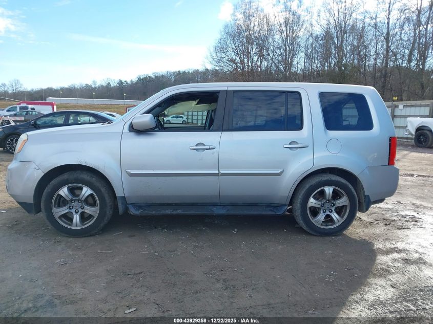 2012 Honda Pilot Ex-L VIN: 5FNYF4H59CB037448 Lot: 43929358