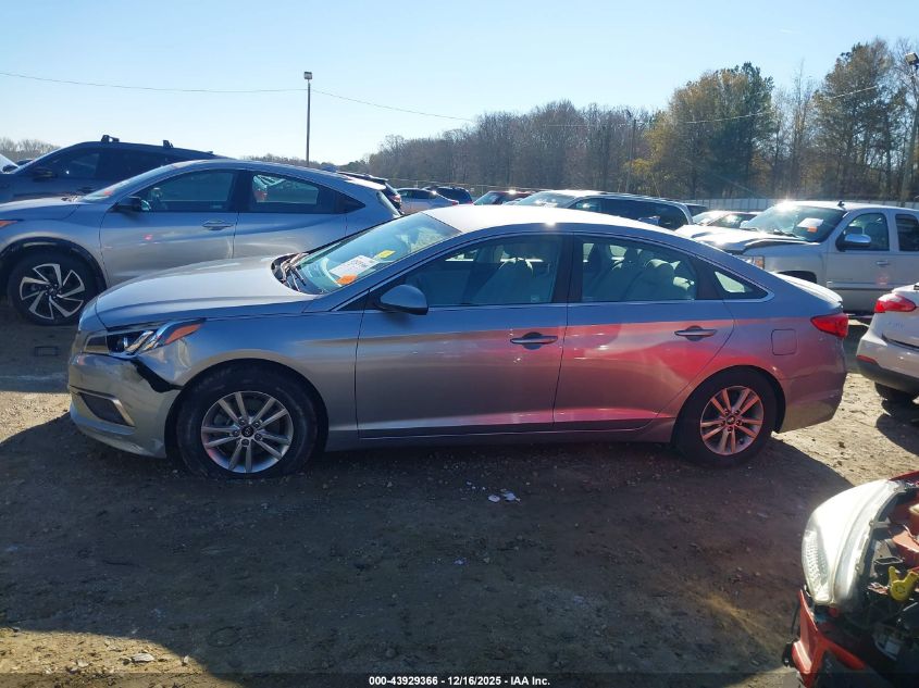2016 Hyundai Sonata Se VIN: 5NPE24AF7GH342309 Lot: 43929366